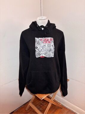 Hockey Eyes without a Face IL Gele En Enfer Hoodie.